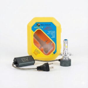 SSpecs 200W H4 S4 LED Headlight Bulb – 22,000LM, DC 12V–80V