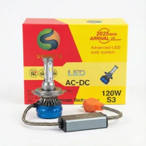 SSpecs 120W H4 LED Headlight Bulb – 12,000LM, DC 12V–80V