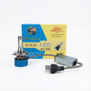 SSpecs 80W H4 LED Headlight Bulb – 10,000LM, 12V–80V